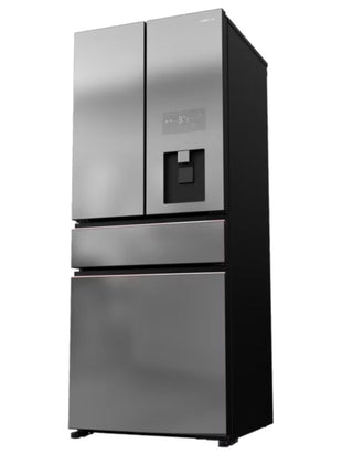 Panasonic 540L Premium Frosted Titanium Glass Design 4-door Refrigerator PRIME+ Edition