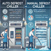 Understanding Auto Defrost vs. Manual Defrost Chillers in Singapore
