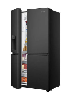 634L Side By Side Inverter Refrigerator Black Steel | Fridge SG