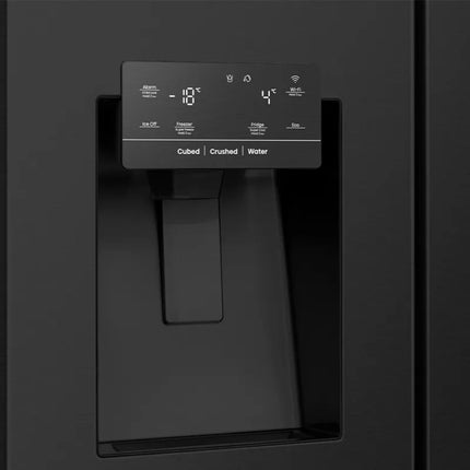 634L Side By Side Inverter Refrigerator Black Steel | Fridge SG