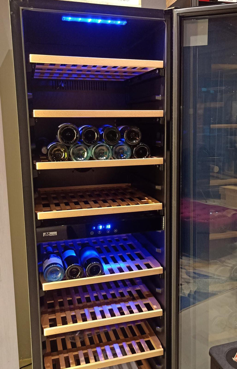 Chateau 155 Bot Dual Zone Wine Cabinet