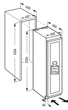 Liebherr 239L Integrated Fridge Freezer