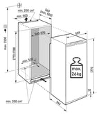 Liebherr 321L Integrated Refrigerator