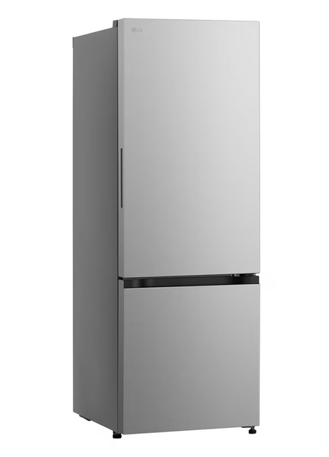 LG 335L Smart Inverter Compressor™ Bottom Mount Fridge in Prime Silver