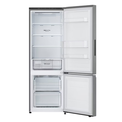 LG 335L Smart Inverter Compressor™ Bottom Mount Fridge in Prime Silver