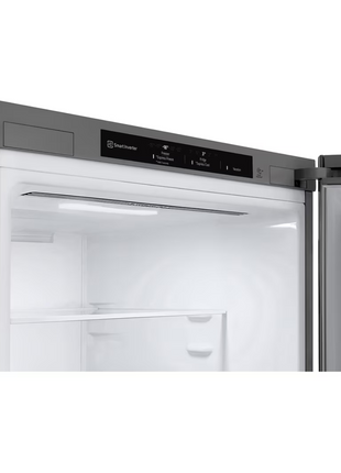 LG 344L Smart Inverter Compressor™ Bottom Mount Fridge in Prime Silver