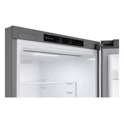 LG 344L Smart Inverter Compressor™ Bottom Mount Fridge in Prime Silver