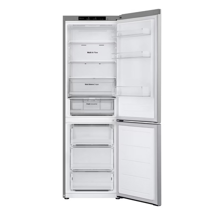 LG 344L Smart Inverter Compressor™ Bottom Mount Fridge in Prime Silver