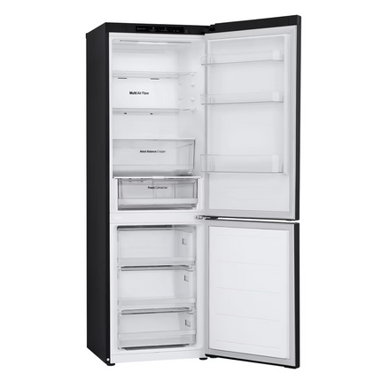 LG 344L Smart Inverter Compressor™ Bottom Mount Fridge in Essence Matte Black