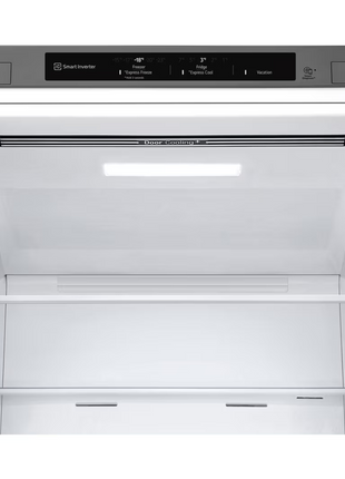 LG 344L Smart Inverter Compressor™ Bottom Mount Fridge in Prime Silver