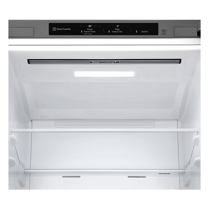 LG 344L Smart Inverter Compressor™ Bottom Mount Fridge in Prime Silver