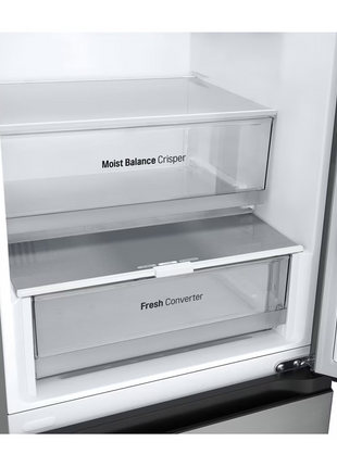 LG 344L Smart Inverter Compressor™ Bottom Mount Fridge in Prime Silver