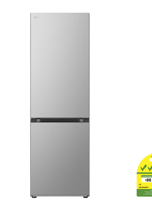 LG 344L Smart Inverter Compressor™ Bottom Mount Fridge in Prime Silver