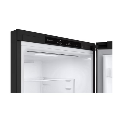 LG 344L Smart Inverter Compressor™ Bottom Mount Fridge in Essence Matte Black