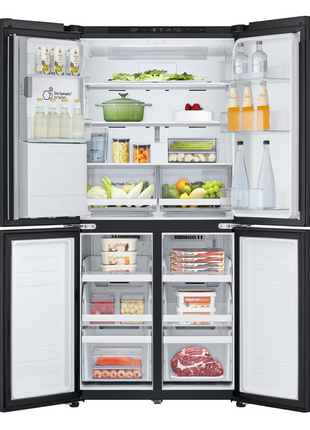 LG 427L Multi-Door Bottom Freezer in Essence Black Steel