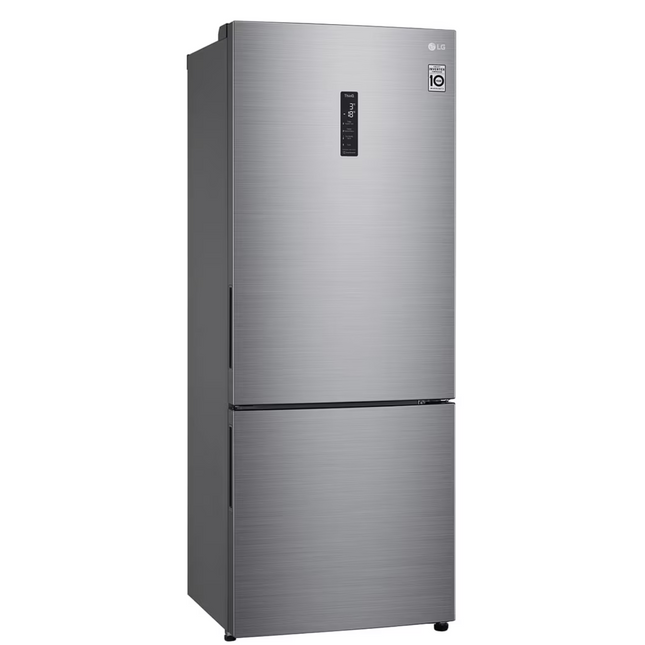 LG 462L Smart Inverter Compressor™ Bottom Mount Fridge in Prime Silver