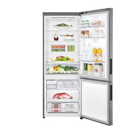 LG 462L Smart Inverter Compressor™ Bottom Mount Fridge in Prime Silver