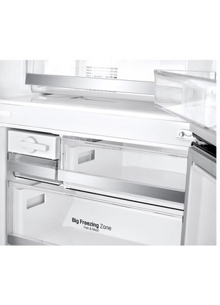 LG 462L Smart Inverter Compressor™ Bottom Mount Fridge in Prime Silver