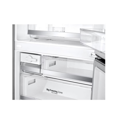 LG 462L Smart Inverter Compressor™ Bottom Mount Fridge in Prime Silver