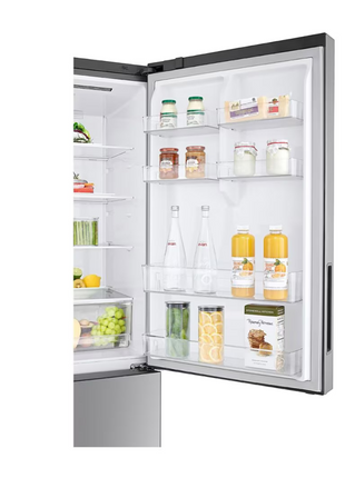 LG 462L Smart Inverter Compressor™ Bottom Mount Fridge in Prime Silver