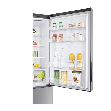 LG 462L Smart Inverter Compressor™ Bottom Mount Fridge in Prime Silver