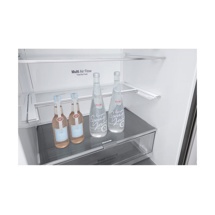 LG 462L Smart Inverter Compressor™ Bottom Mount Fridge in Prime Silver