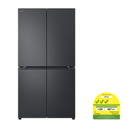 LG 601L Multi-Door Bottom Freezer in Essence Black Steel