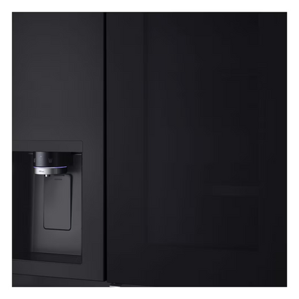 LG 628L InstaView® Side by Side Refrigerator Essence Black Steel