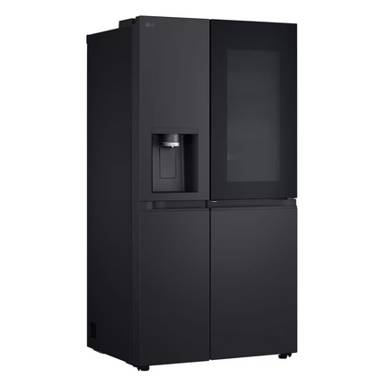 LG 628L InstaView® Side by Side Refrigerator Essence Black Steel