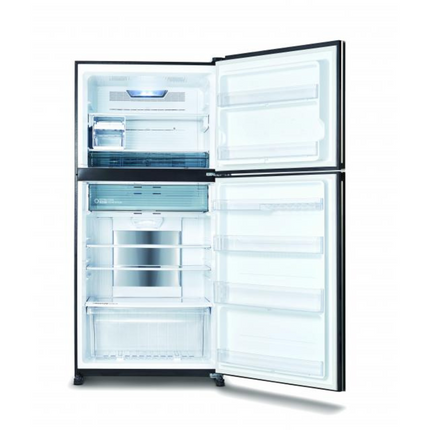 Sharp 512L 2 Door Refrigerator in Dark Silver