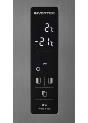 Sharp 521L Side by Side Refrigerator in Silver