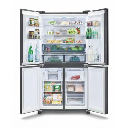 Sharp 567L Multi-Door Refrigerator Fridge in Black