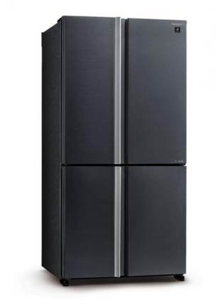 Sharp 567L Multi-Door Refrigerator Fridge in Dark Silver
