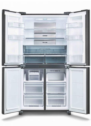 Sharp 567L Multi-Door Refrigerator Fridge in Dark Silver
