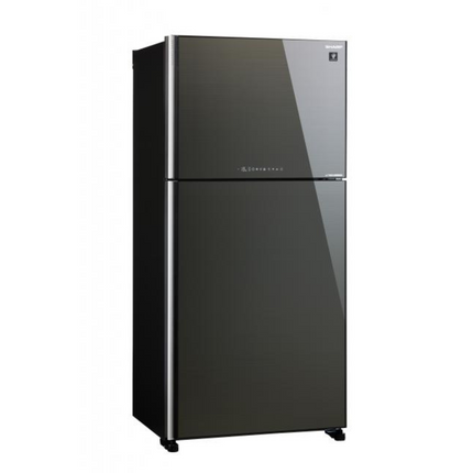 Sharp 600L 2 Door Refrigerator in Dark Silver