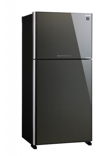 Sharp 600L 2 Door Refrigerator in Dark Silver