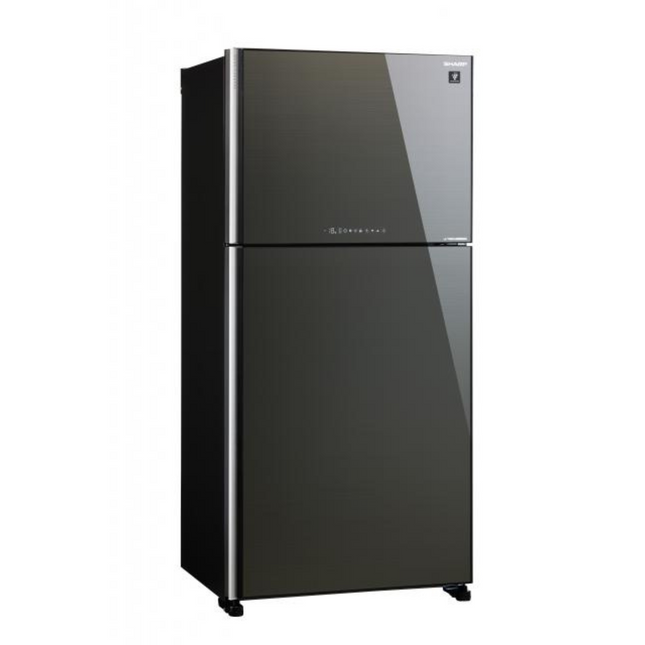 Sharp 600L 2 Door Refrigerator in Dark Silver