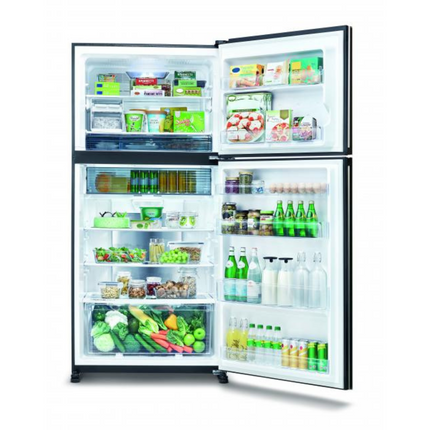 Sharp 600L 2 Door Refrigerator in Dark Silver