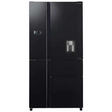 Sharp 650L Multi-Door Refrigerator Fridge in Black