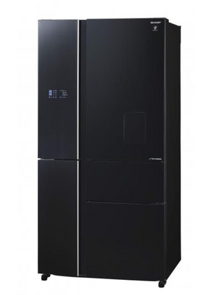Sharp 650L Multi-Door Refrigerator Fridge in Black