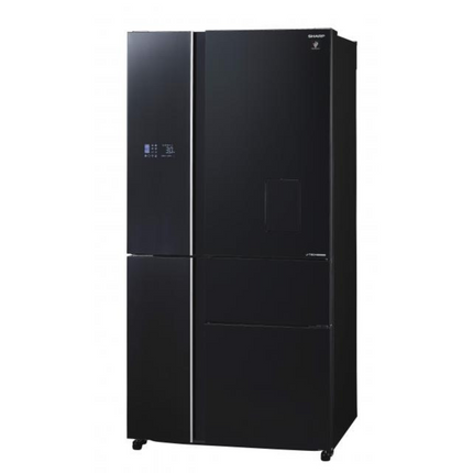 Sharp 650L Multi-Door Refrigerator Fridge in Black