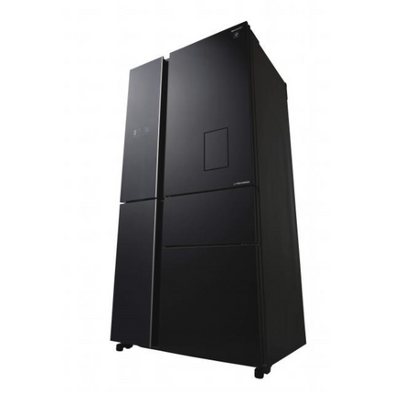 Sharp 650L Multi-Door Refrigerator Fridge in Black