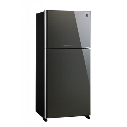 Sharp 554L 2 Door Refrigerator in Dark Silver
