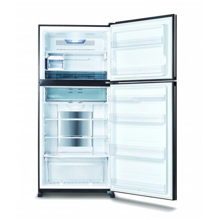 Sharp 554L 2 Door Refrigerator in Black