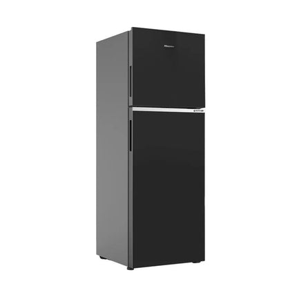 Hisense 327L Top Mount Inverter Refrigerator Black Glass