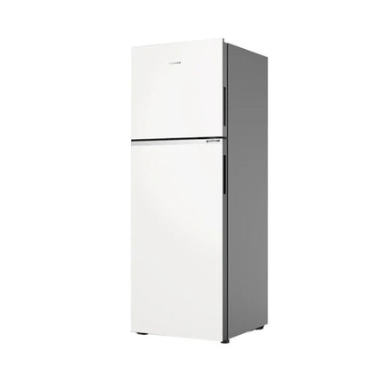 Hisense 327L Top Mount Inverter Refrigerator White Glass