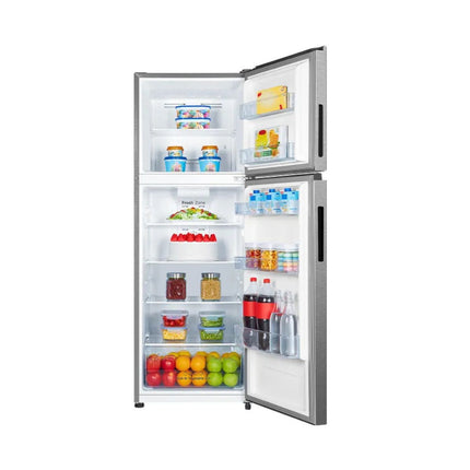 Hisense 327L Top Mount Inverter Refrigerator White Glass