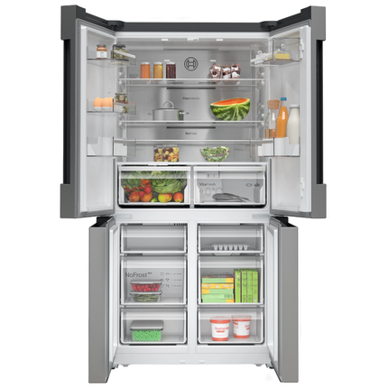 Bosch 605L Side by Side Refrigerator (Stainless Steel)
