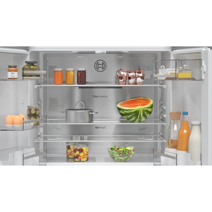 Bosch 605L Side by Side Refrigerator (Stainless Steel)