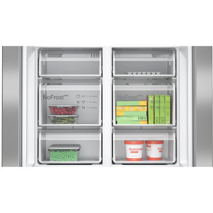 Bosch 605L Side by Side Refrigerator (Stainless Steel)